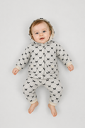 Elegant Bow Set (jacket, trousers) for baby girl