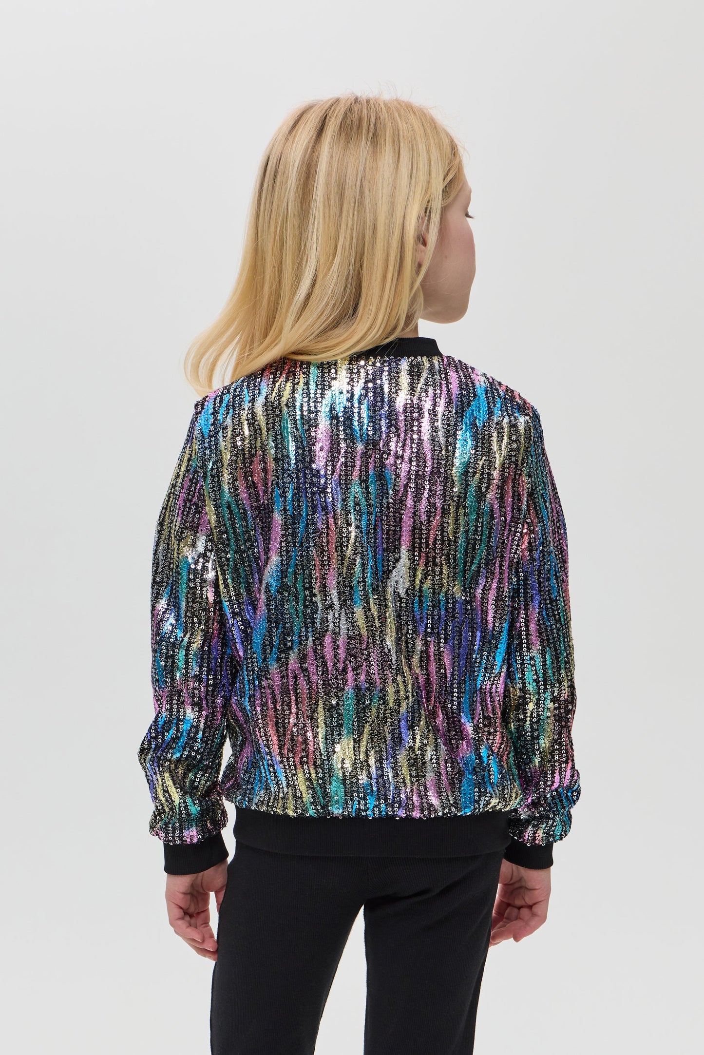 Sequins Bomber Jacket