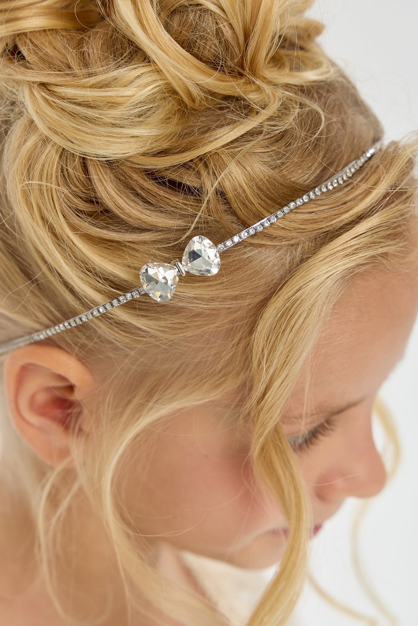 Bow Decorated Rhinestones Headband