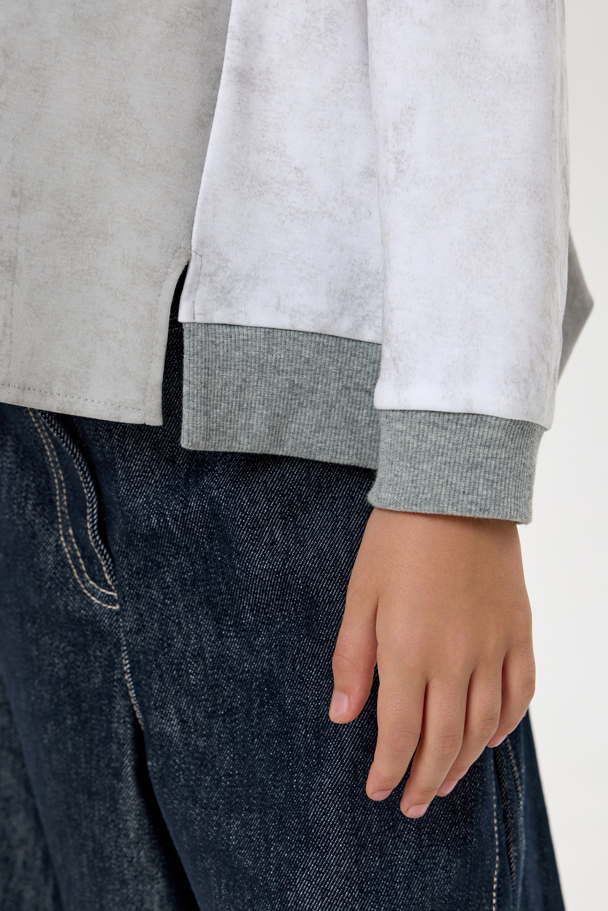 Printed Teddy Sweatshirt