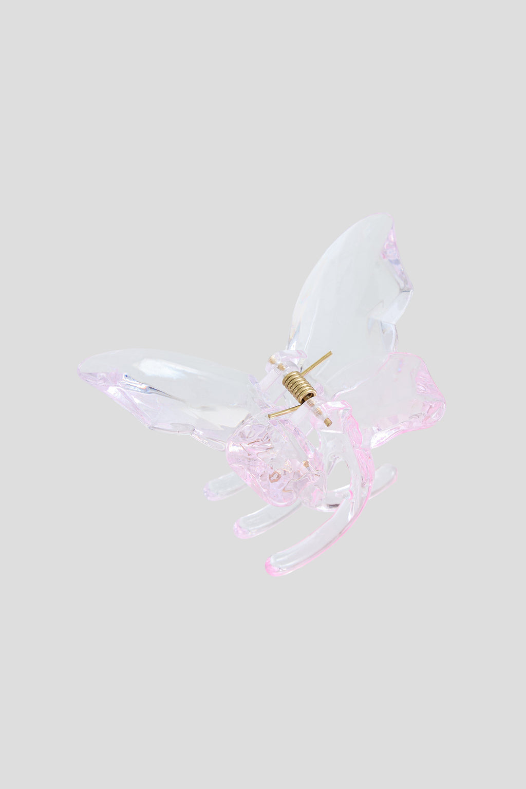 Butterfly Claw Clip, pink pearl