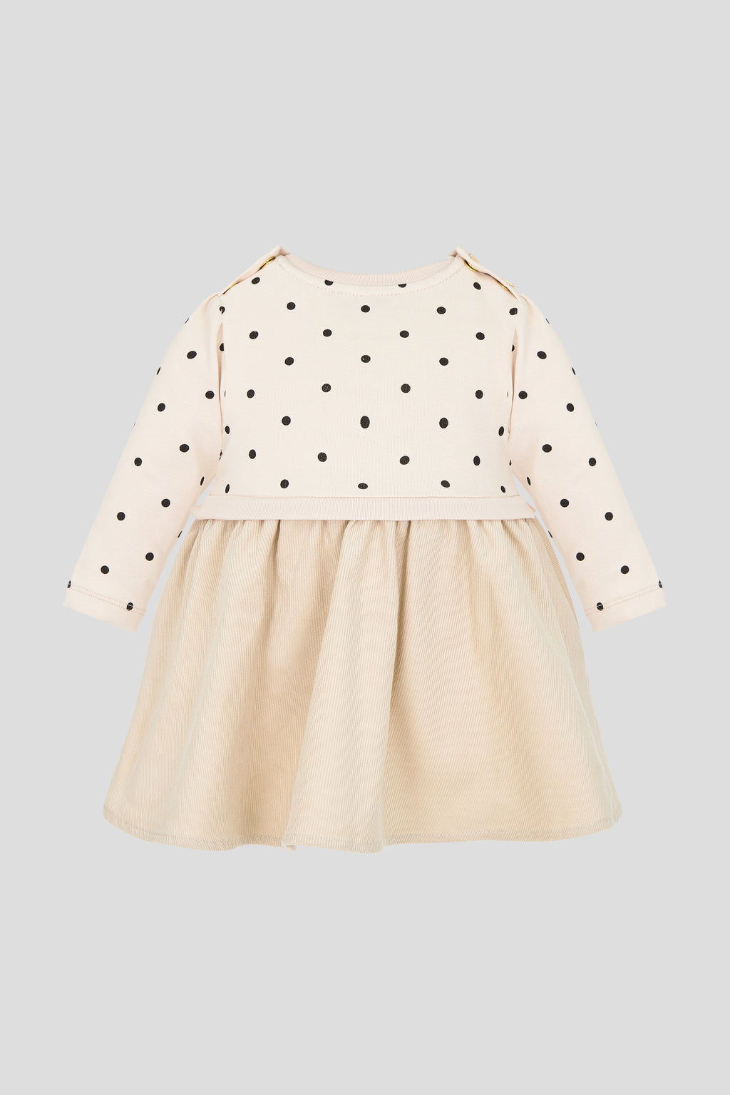 Combined Milky Dress