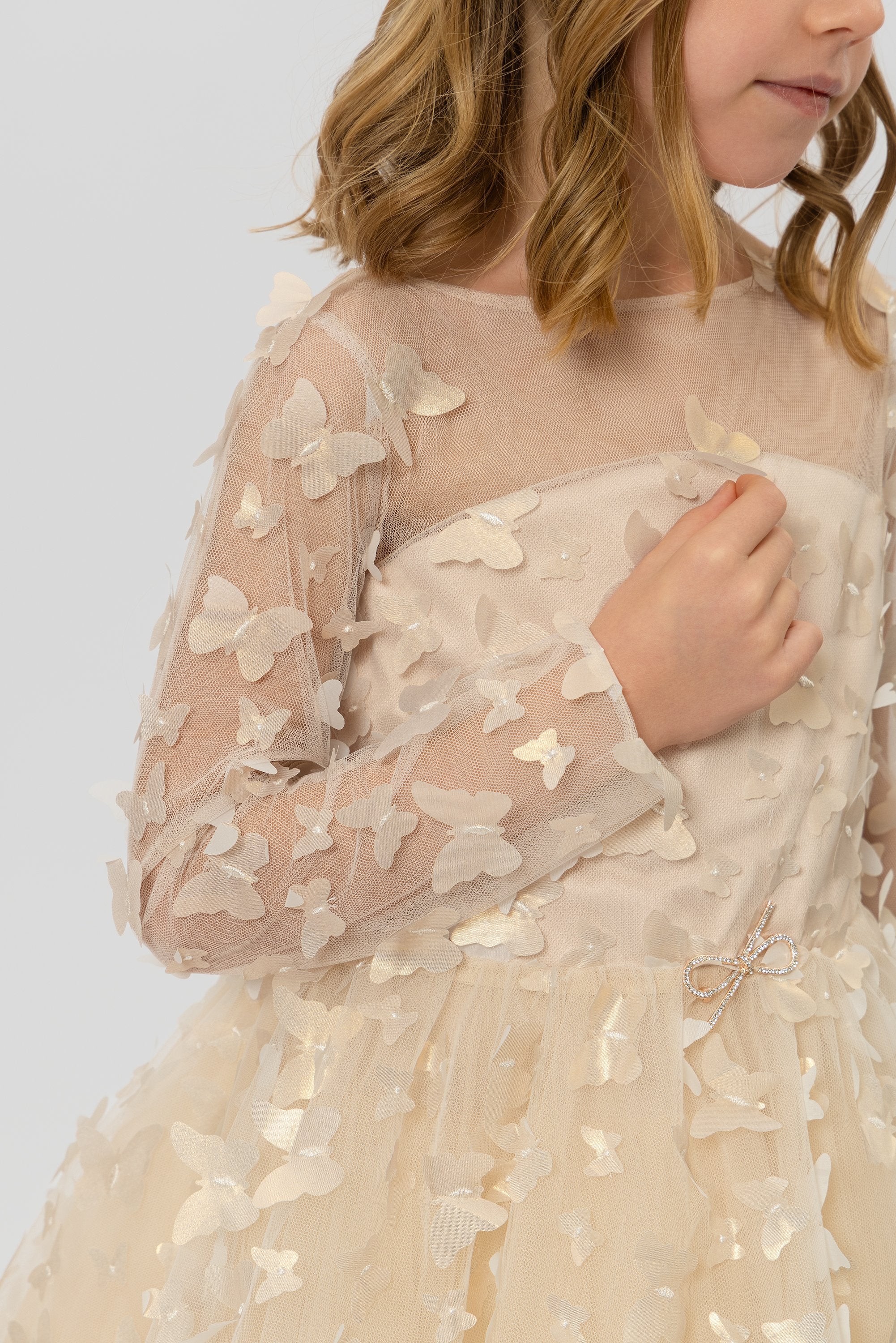 3D Butterflies Elegant Dress