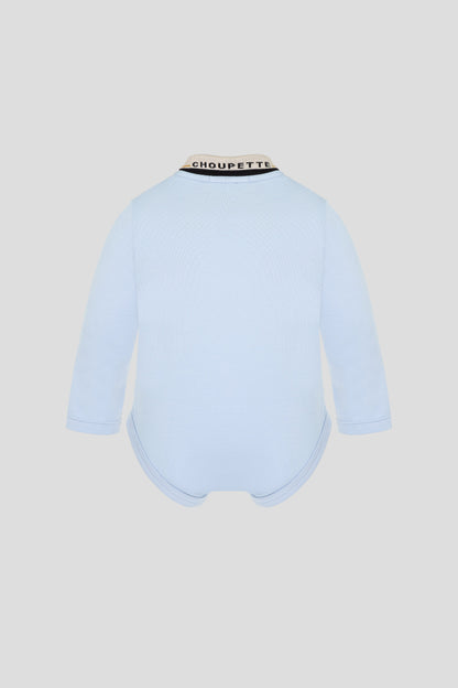 Elegant Bodysuit Shirt with teddy applique