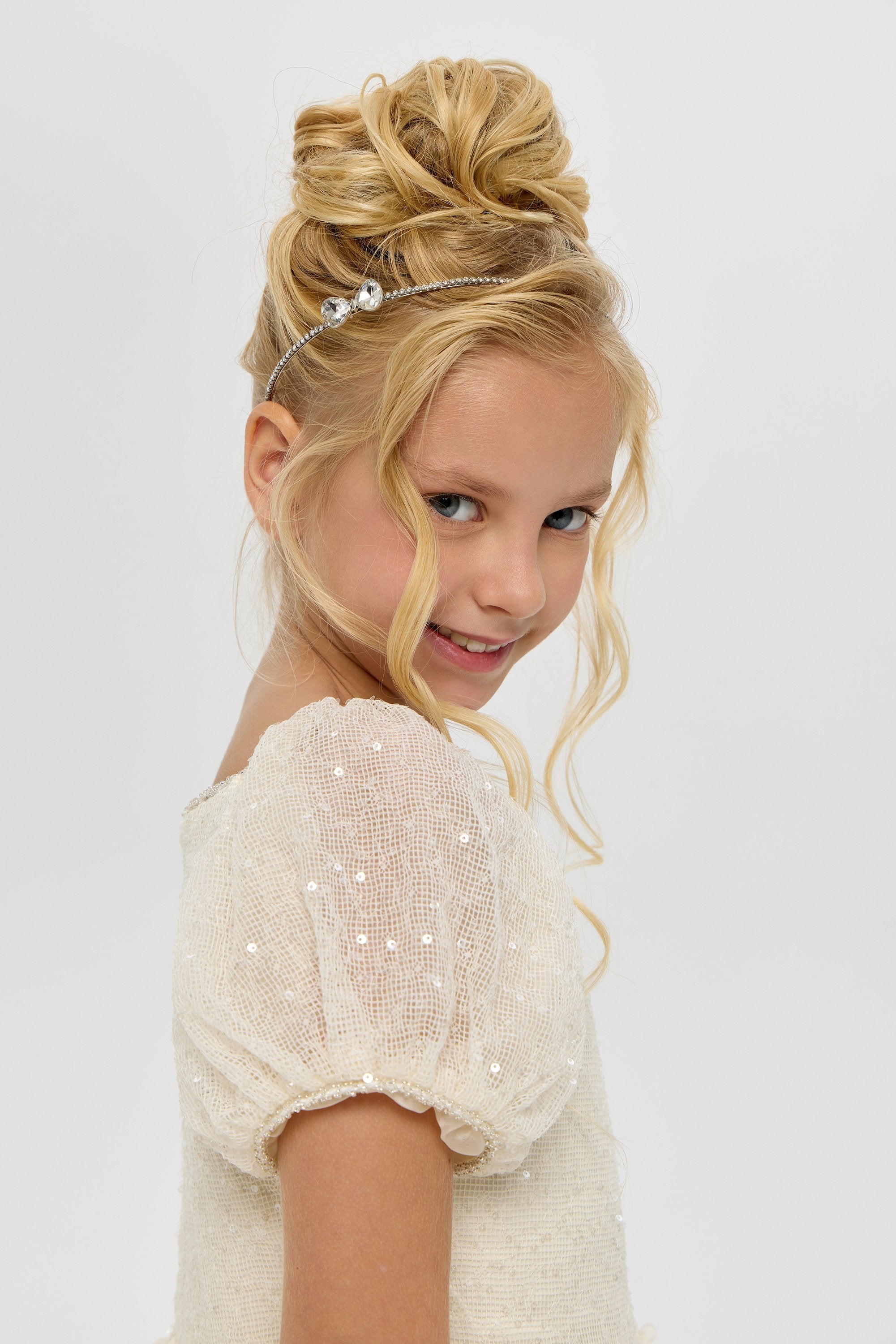 Bow Decorated Rhinestones Headband