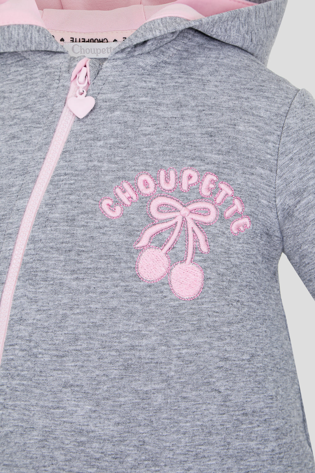 Overall with Cherry Embroidery