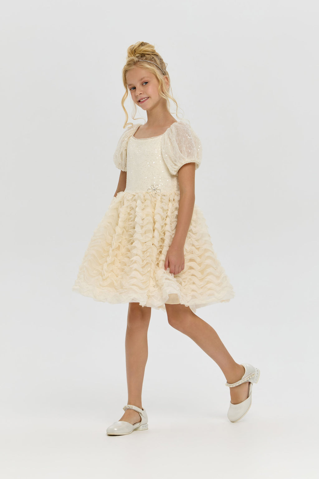 Delicate Flounce Dress