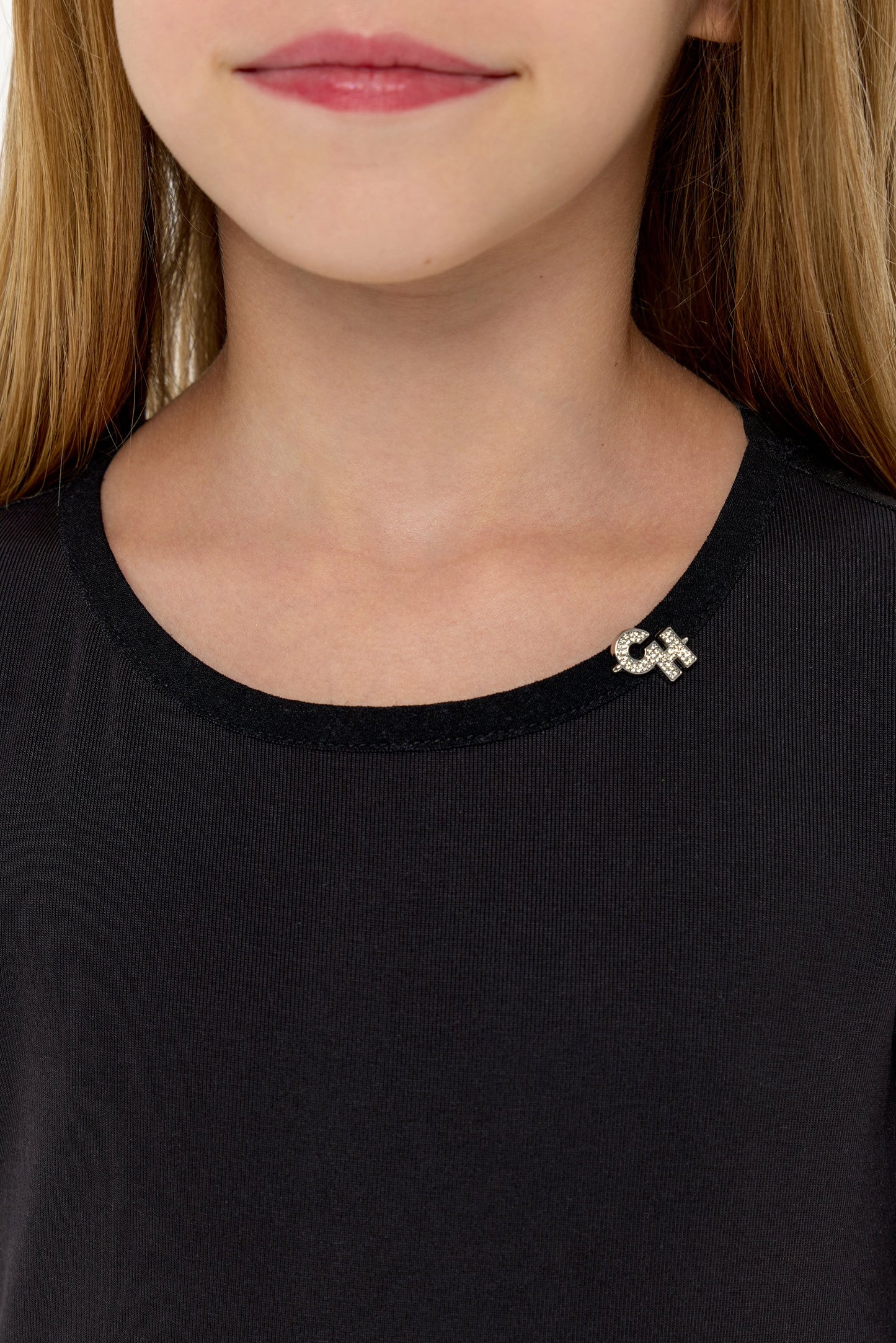 Elegant Black Combined Blouse