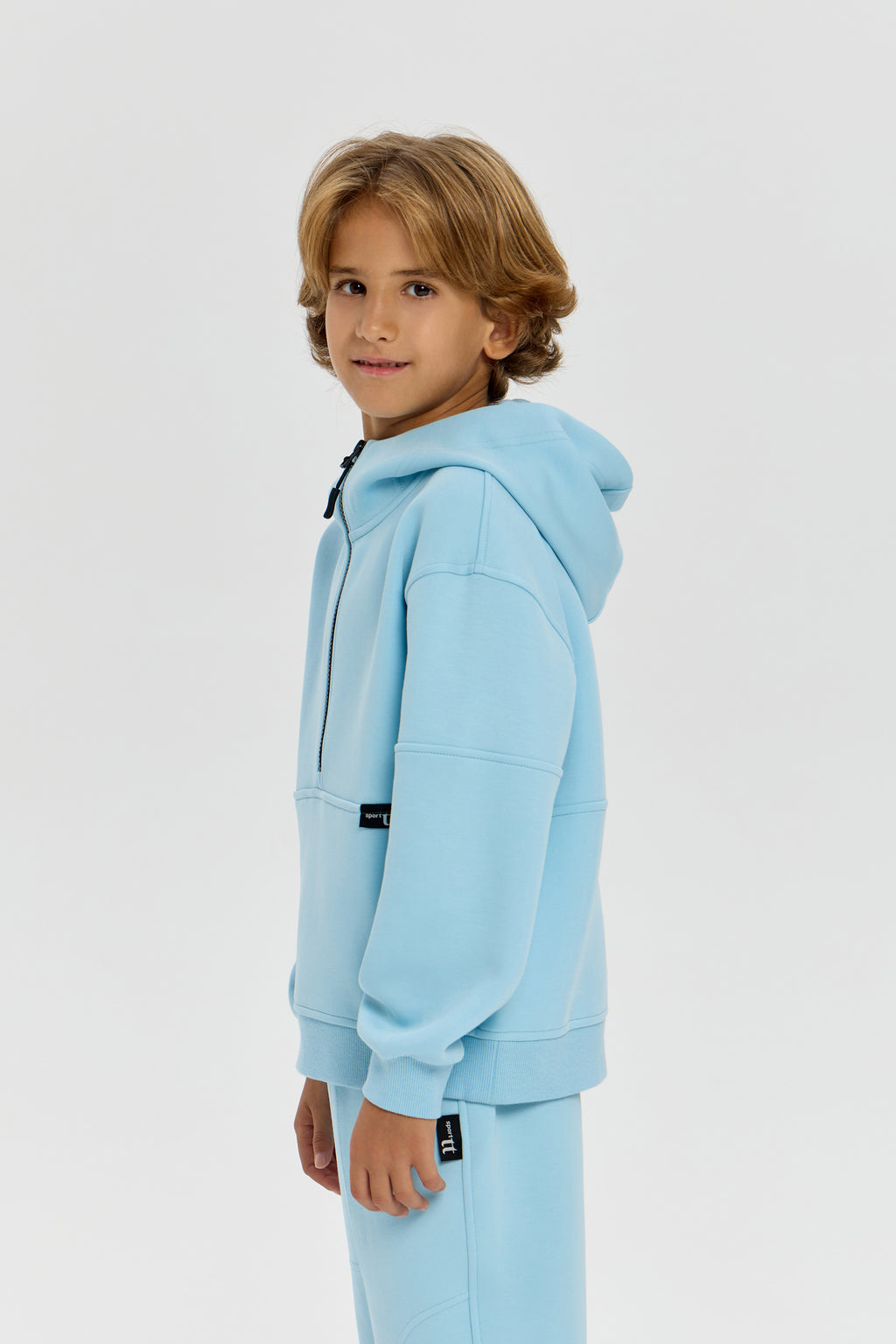Sky blue Tracksuit (hoodie and pants) for kids