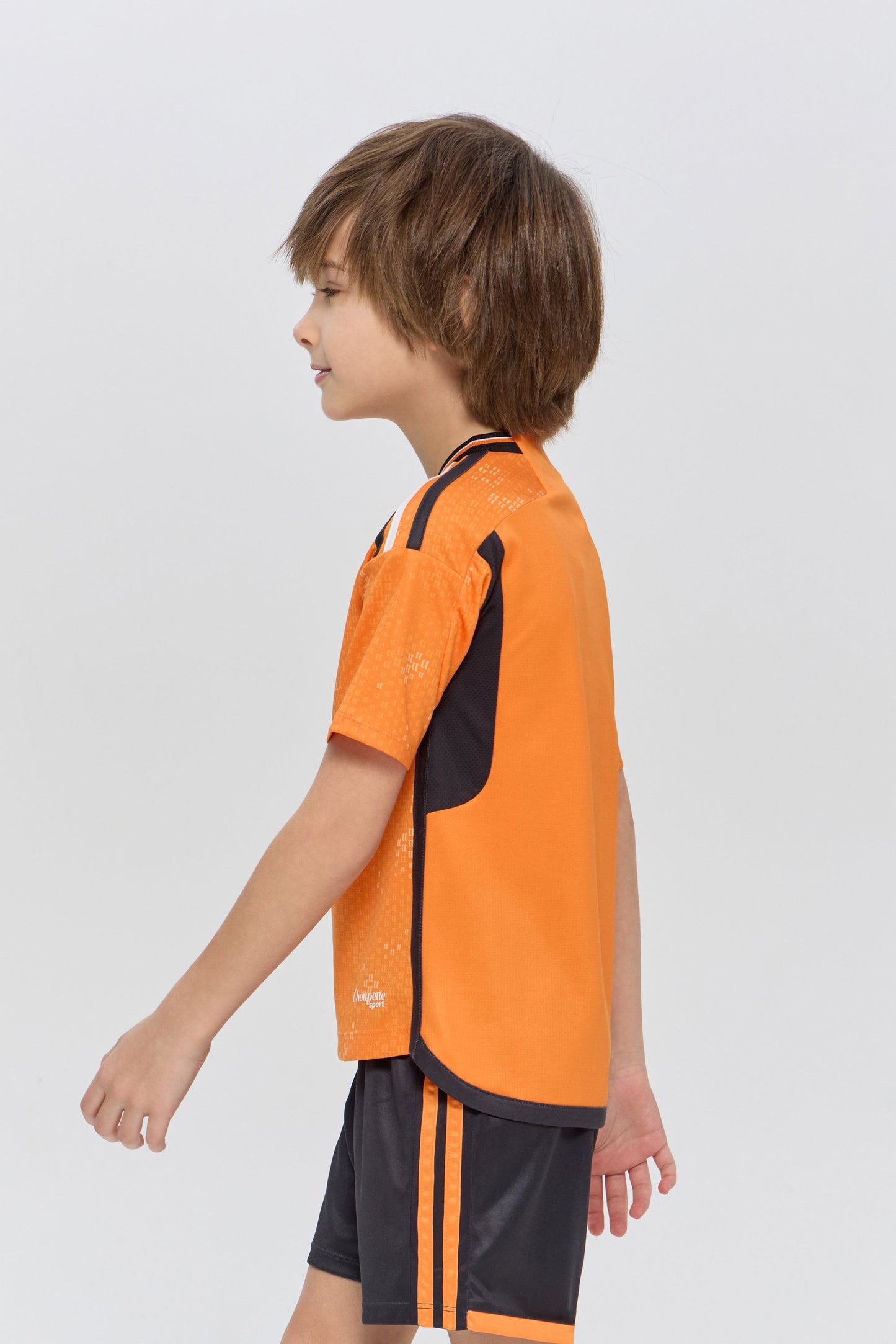 Sport Set with Orange Jersey and Black Matching Shorts