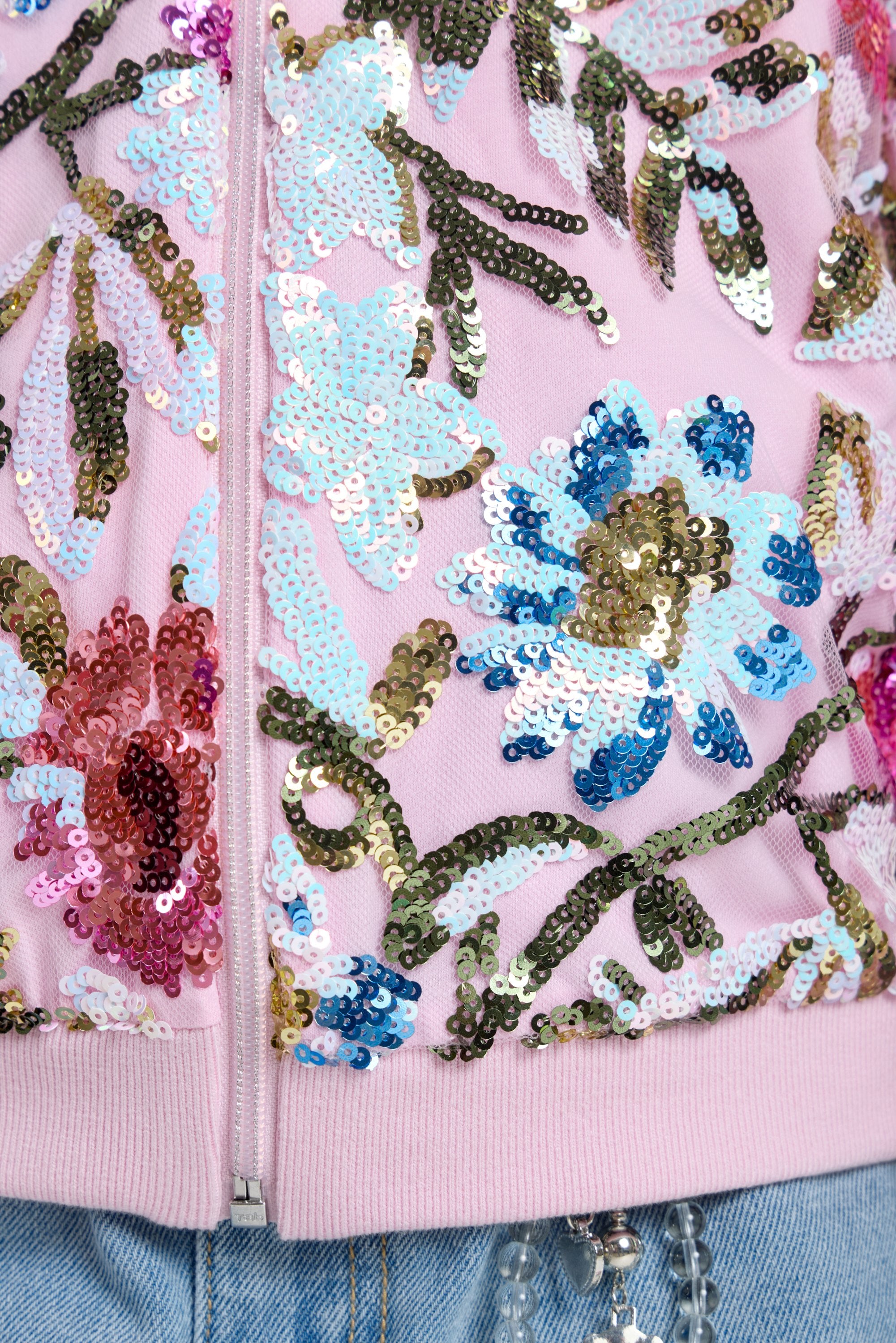 Exquisite Sequins Bomber