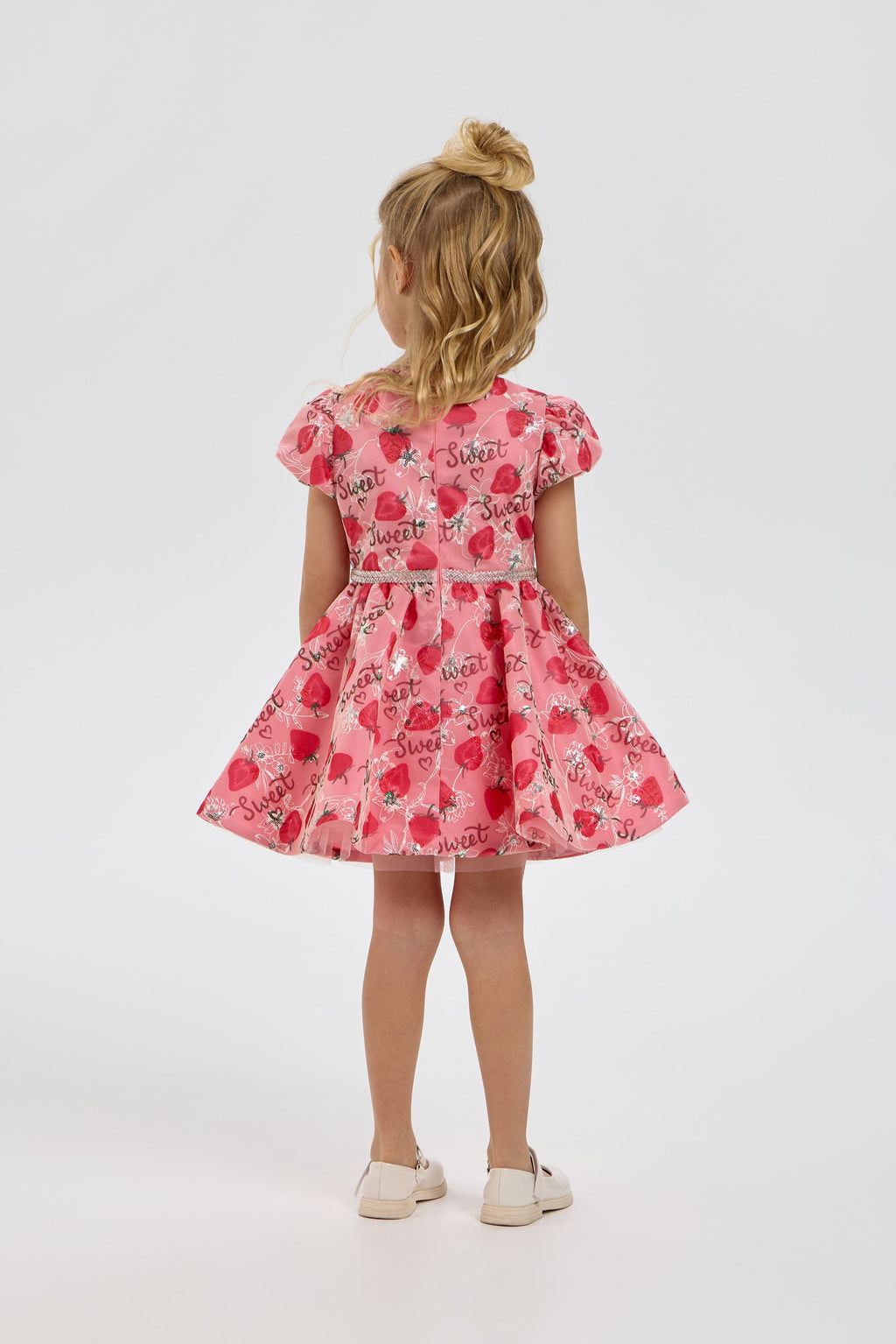 Beautiful Dress with Strawberry Print