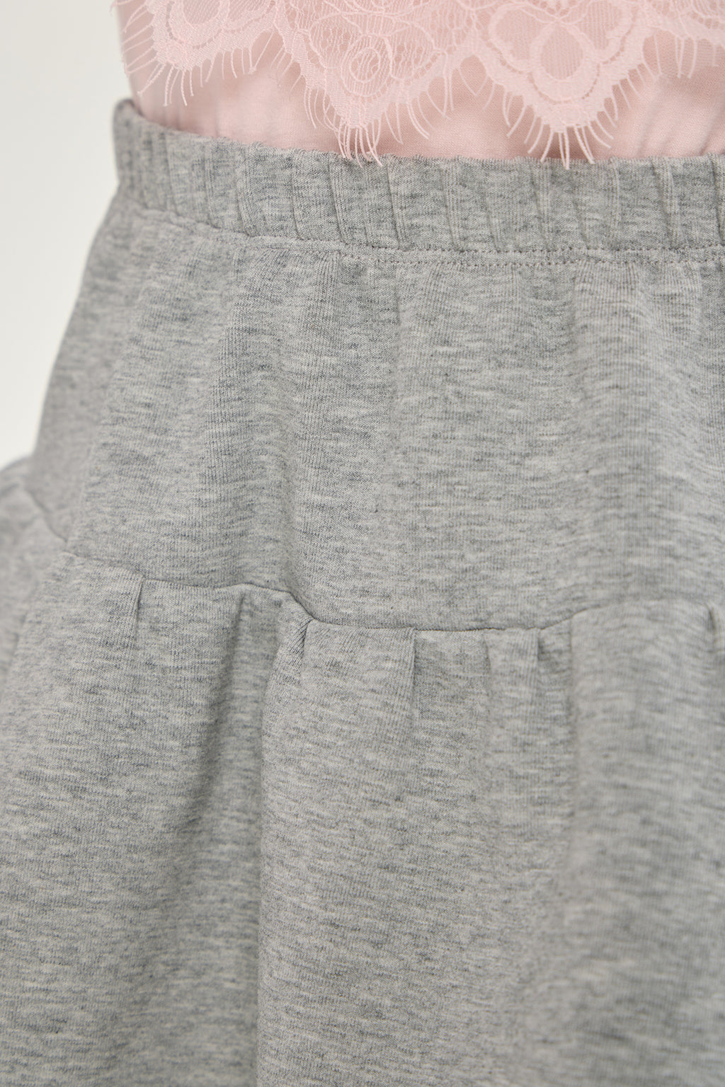 Elegant Cotton Can-can Skirt with Laces