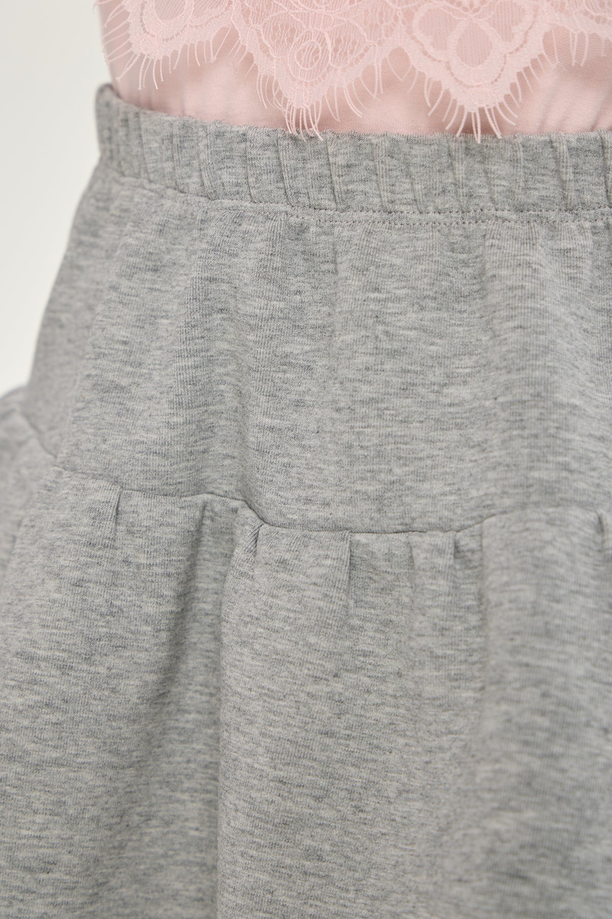 Elegant Cotton Can-can Skirt with Laces