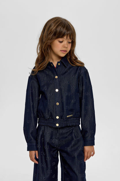 Bomber Jacket, CH branded denim