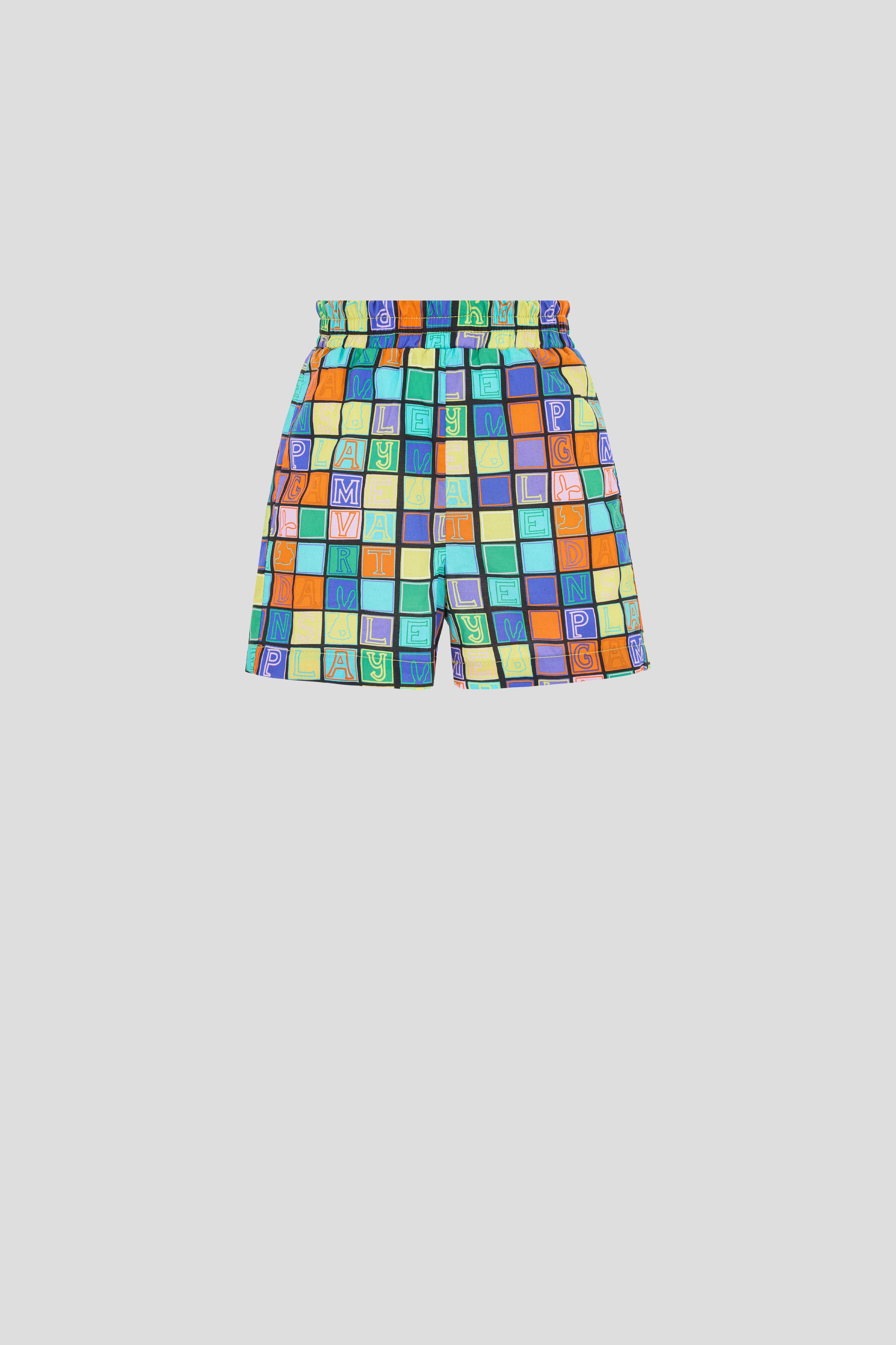 Shorts, branded print