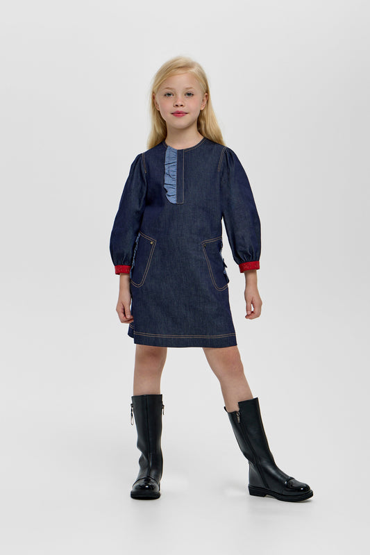Elegant Denim Dress