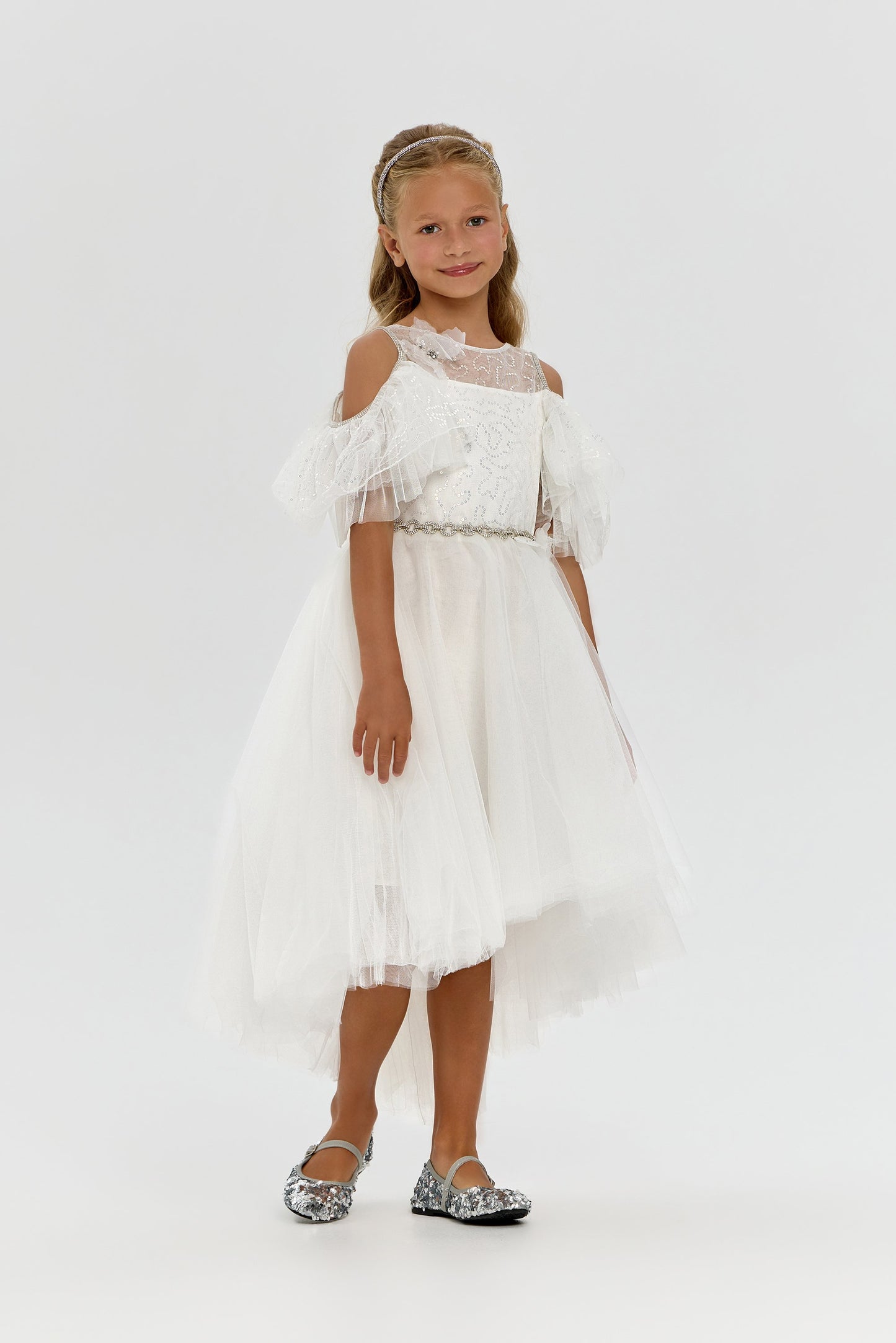 Elegant Snow White Dress