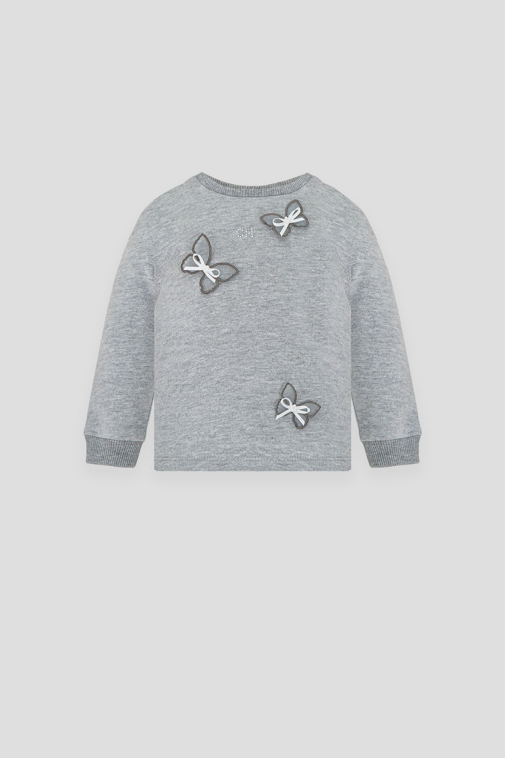 Butterfly Decorated Soft Sweatshirt