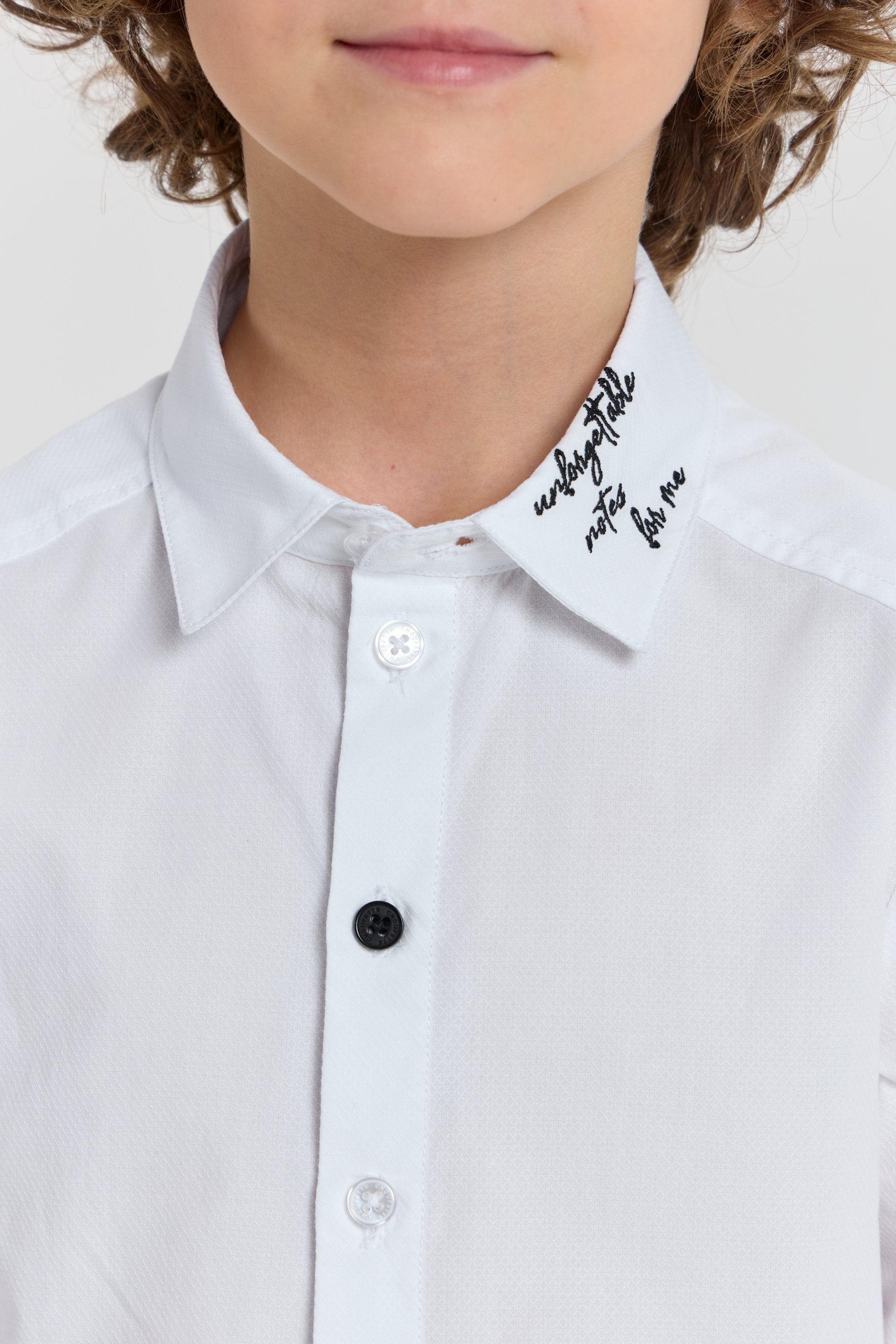 Elegant Polo Shirt with Print on Collar