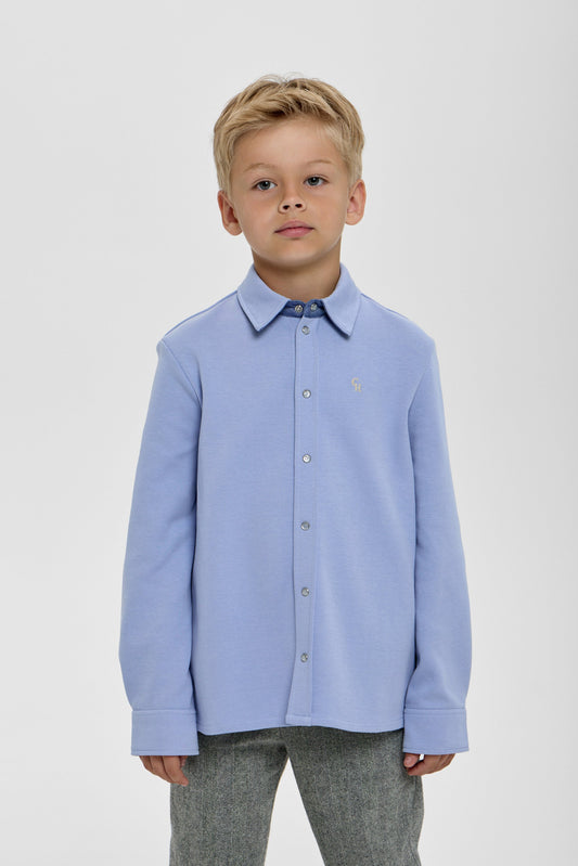 Blue Footer Shirt