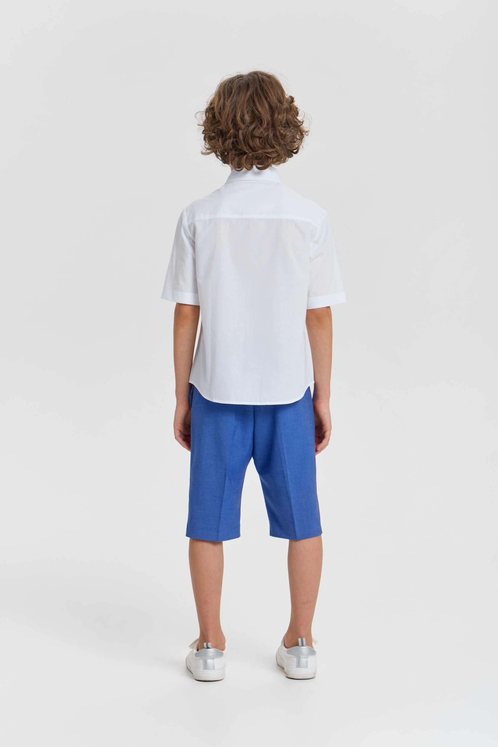 Elegant Polo Shirt with Print on Collar