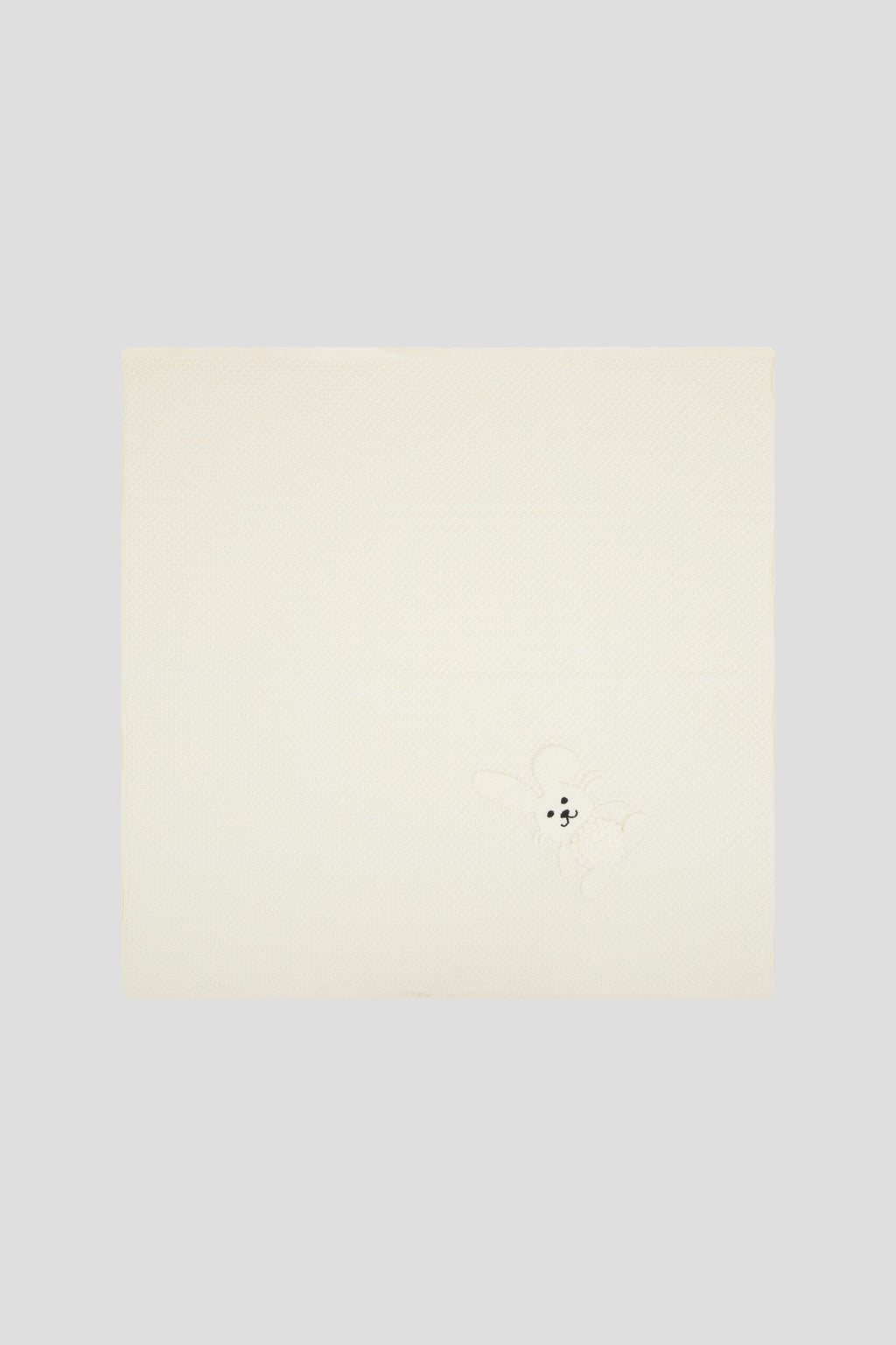 Bunny Organic Cotton Knitted Plaid