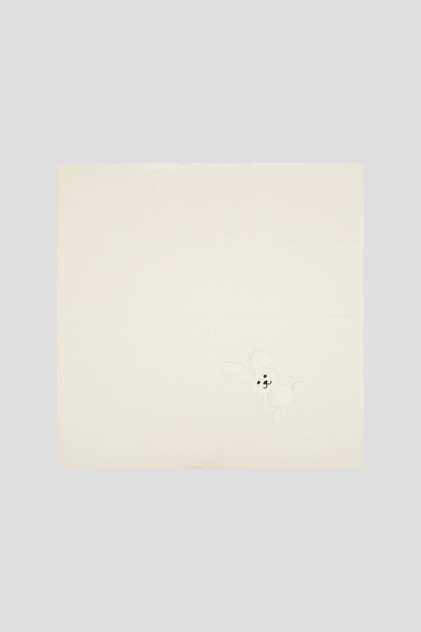 Bunny Organic Cotton Knitted Plaid