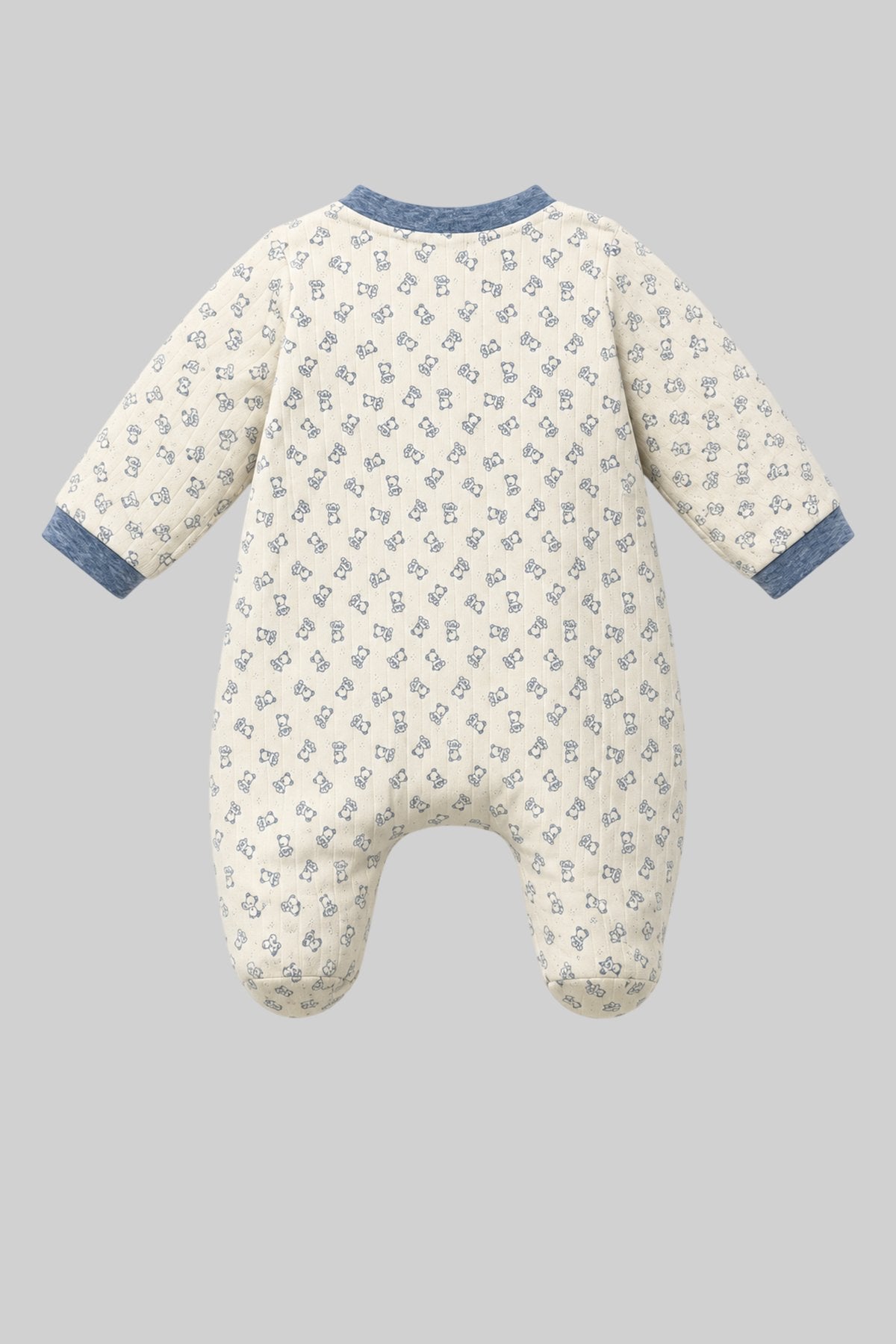 Teddy Knitted Soft Cotton Overall for baby boy