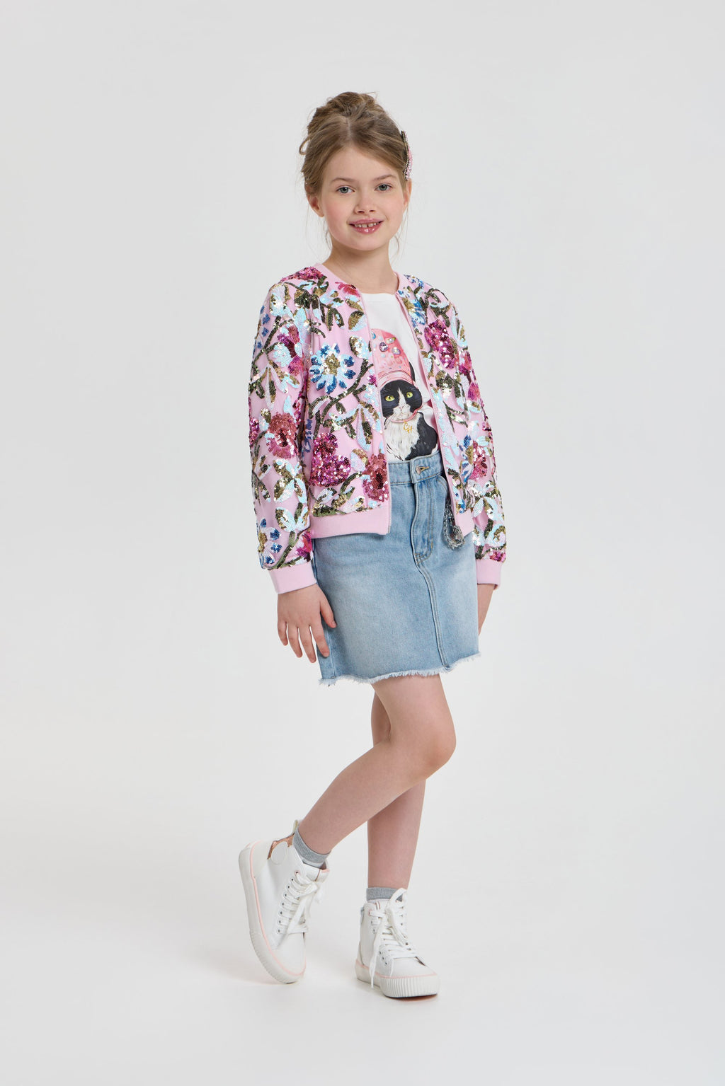 Exquisite Sequins Bomber