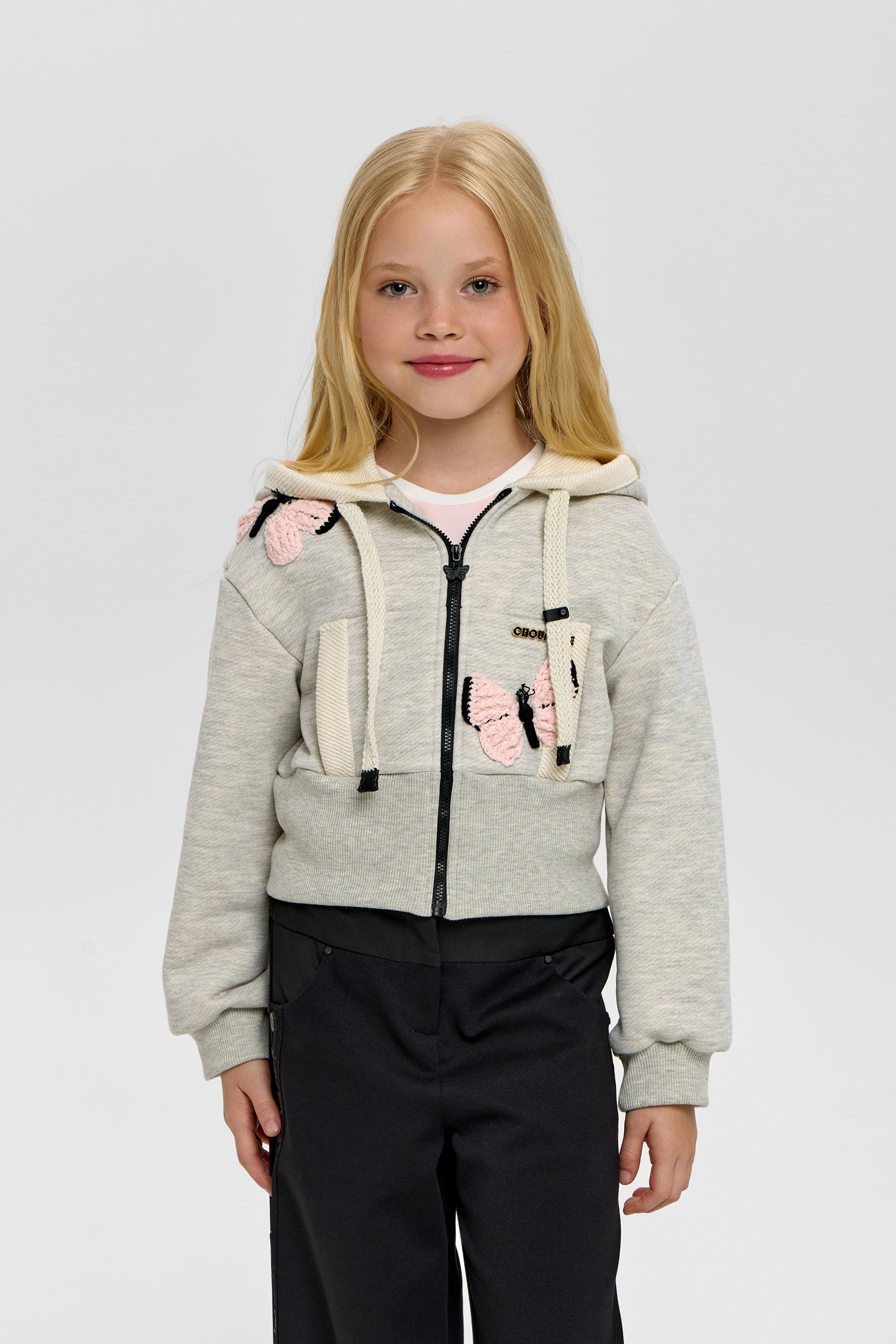 Decorated Jacket with Hood