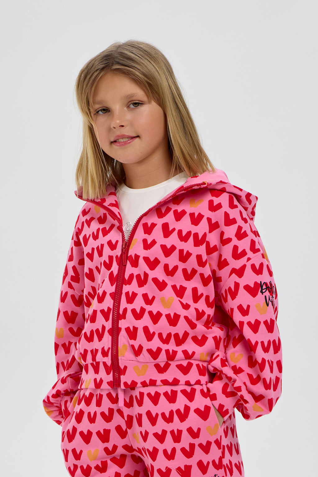 Heart Set (Hoodie jacket with shorts)