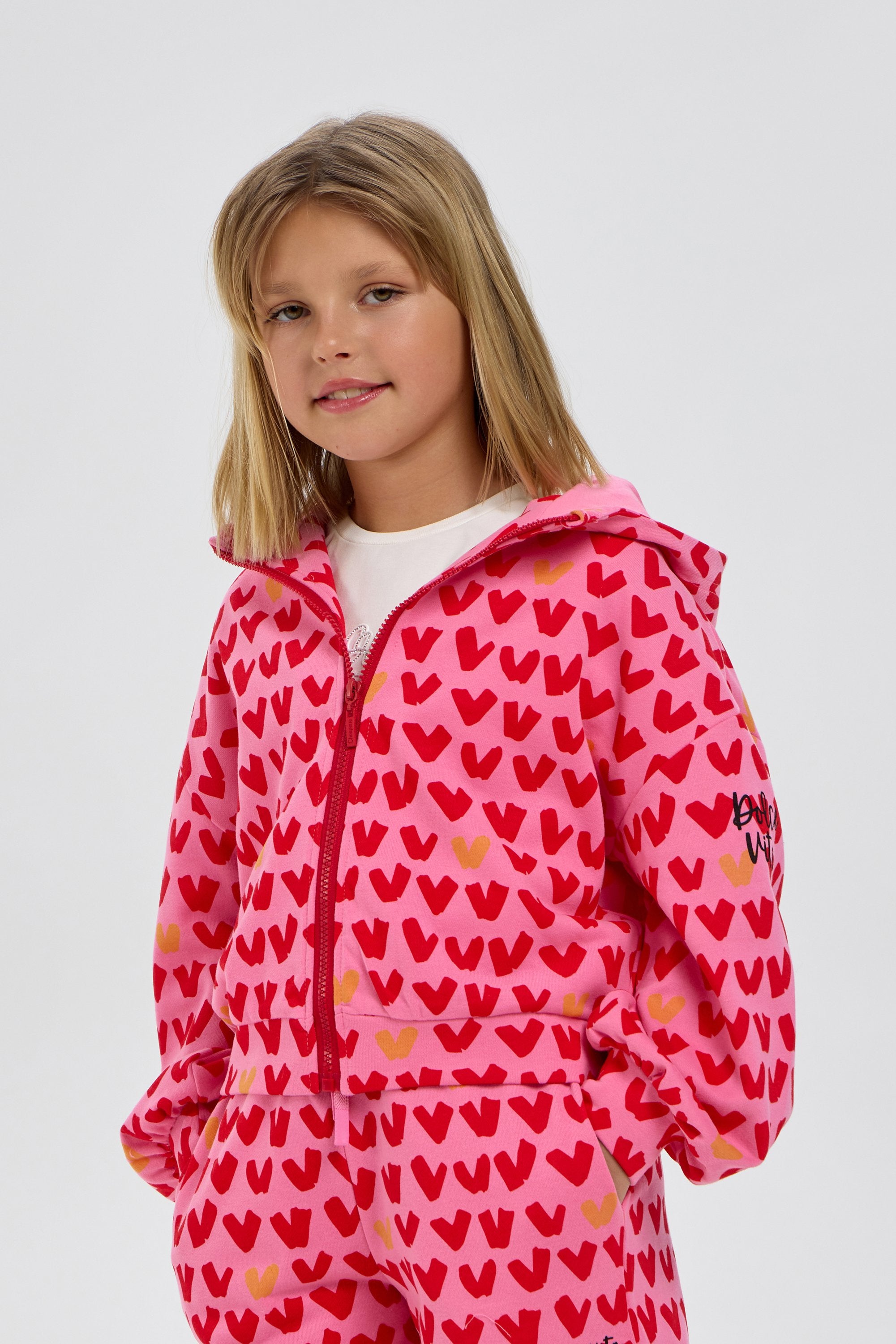 Heart Set (Hoodie jacket with shorts)