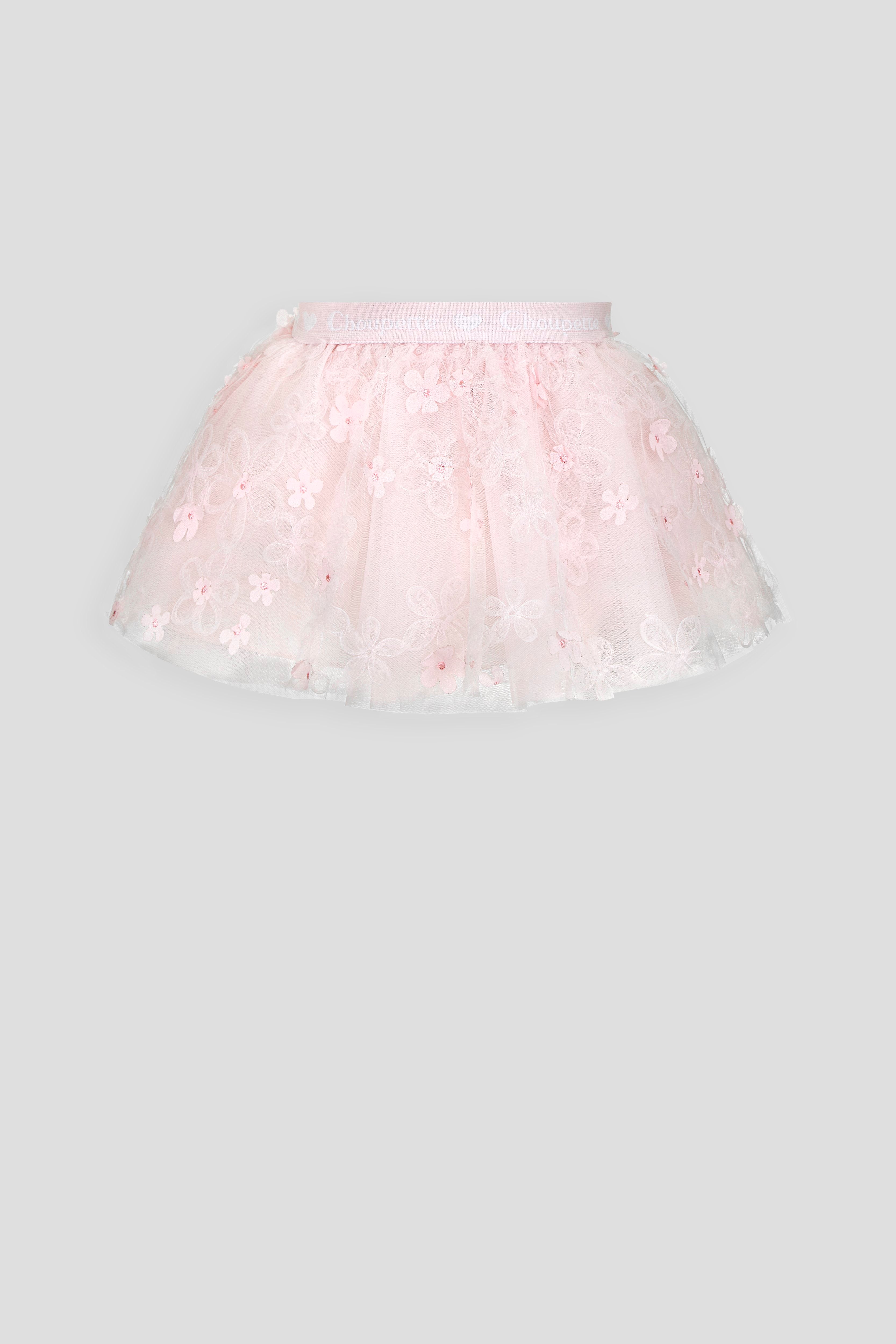 Elegant 3D Flower Lace Skirt