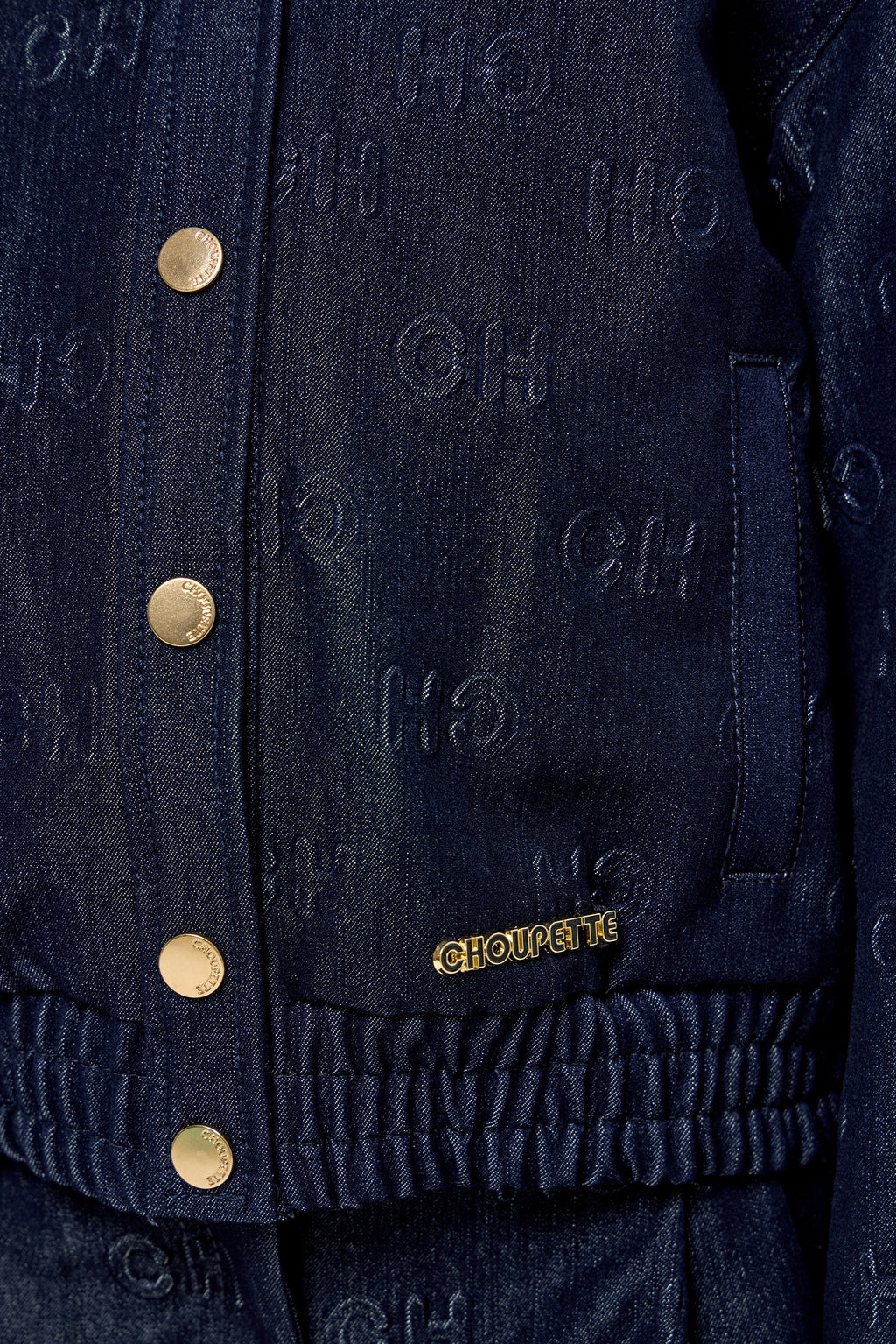 Bomber Jacket, CH branded denim
