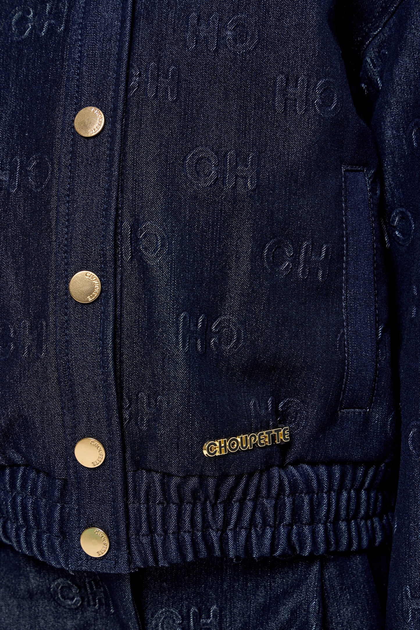 Bomber Jacket, CH branded denim