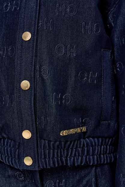 Bomber Jacket, CH branded denim