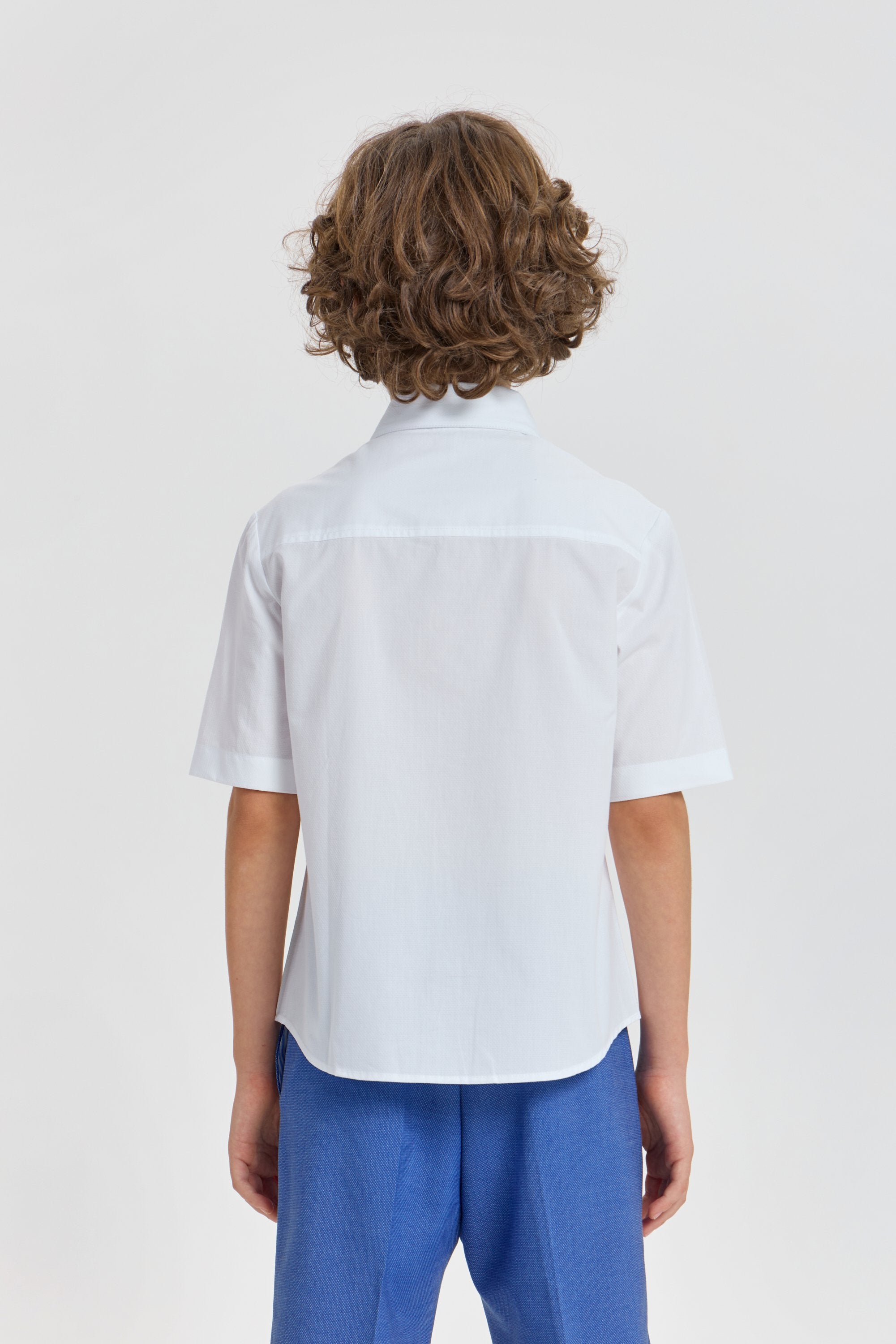 Elegant Polo Shirt with Print on Collar