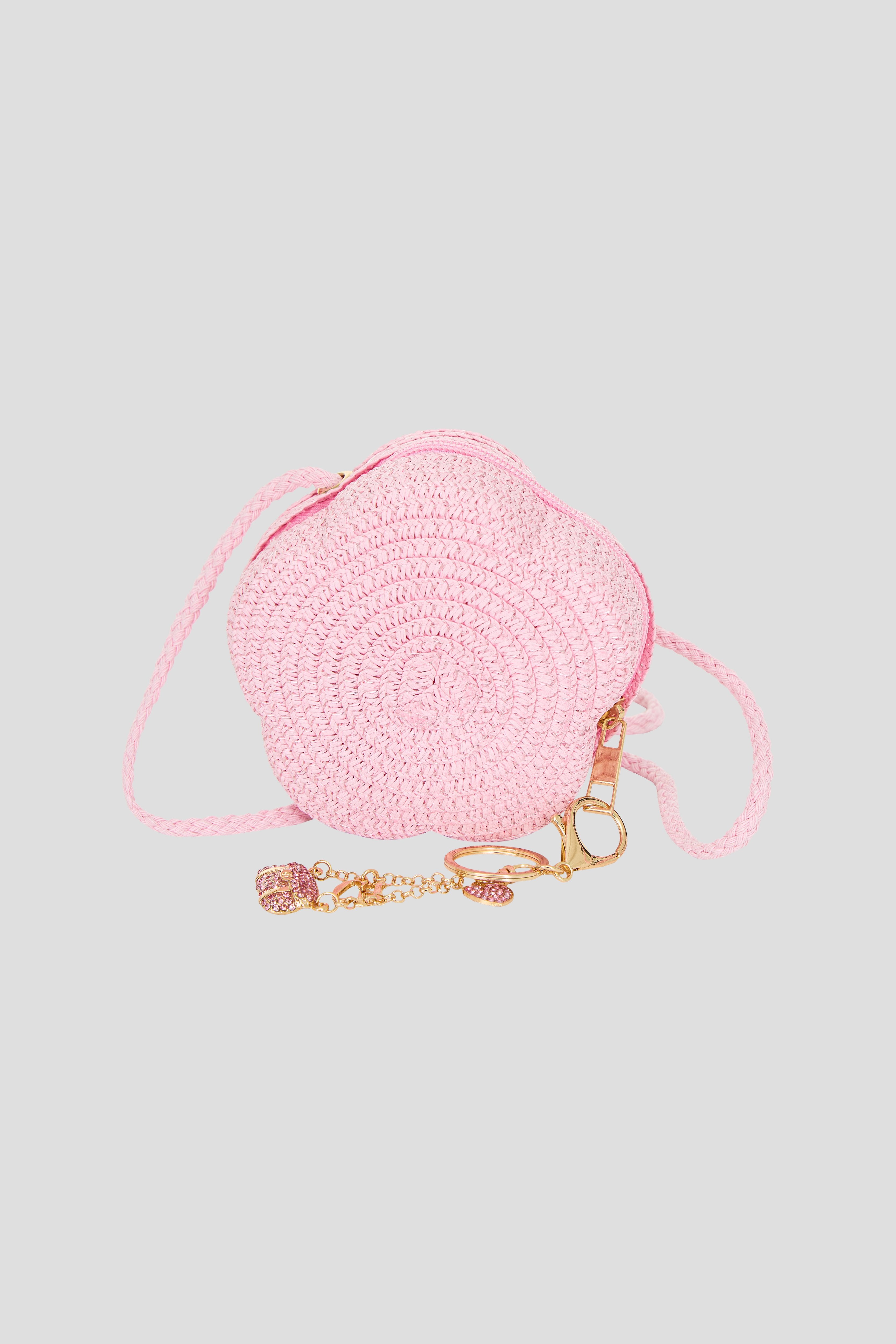 Small Purse "Flower" with Keychain Charm