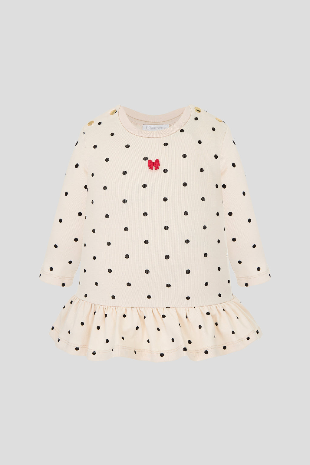 Stylish cut Doted Dress