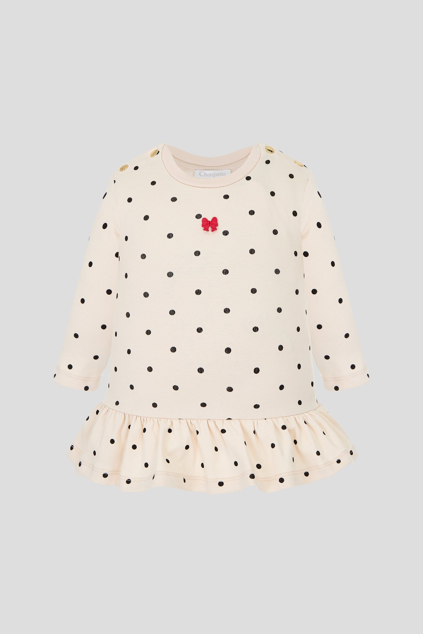 Stylish cut Doted Dress