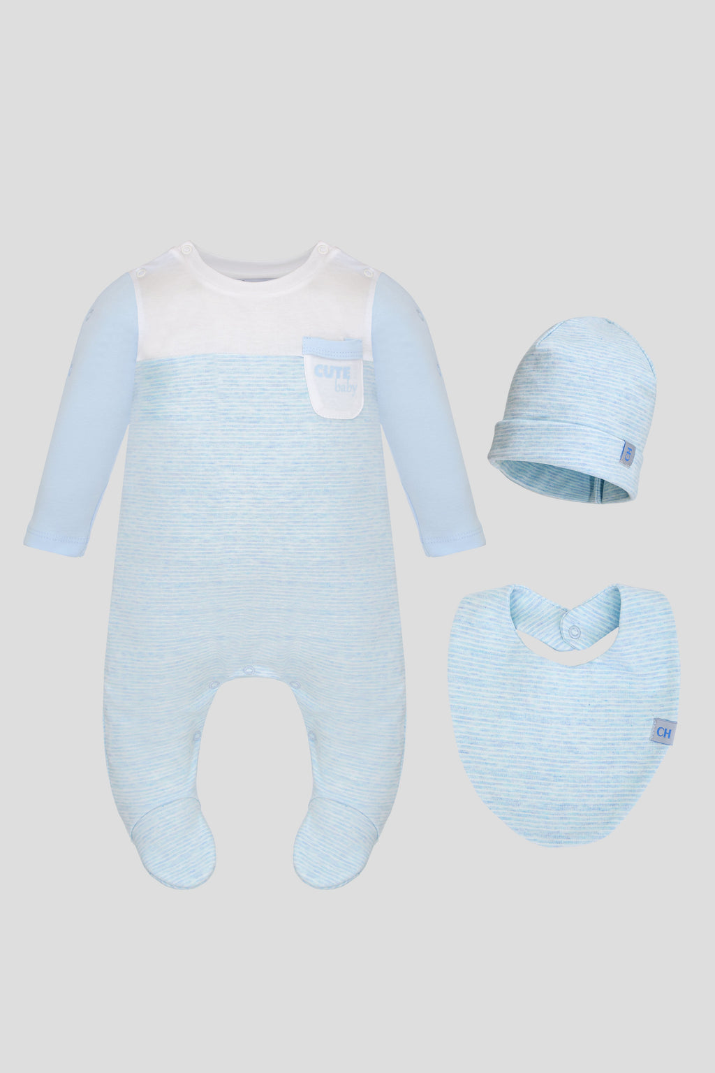 Printed Set ( Overall, Bib, Hat )