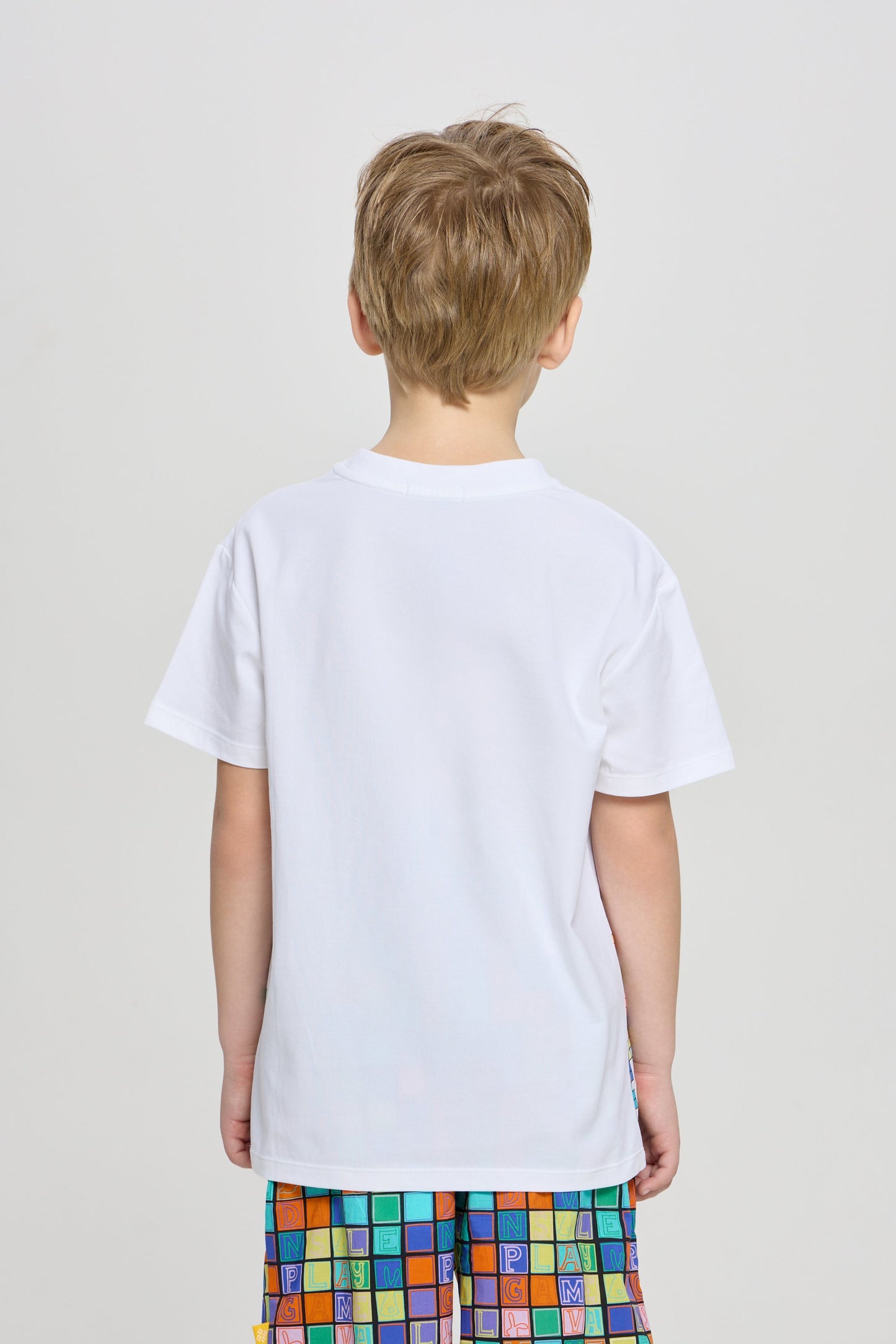 Smart Printed T-Shirt, ecru