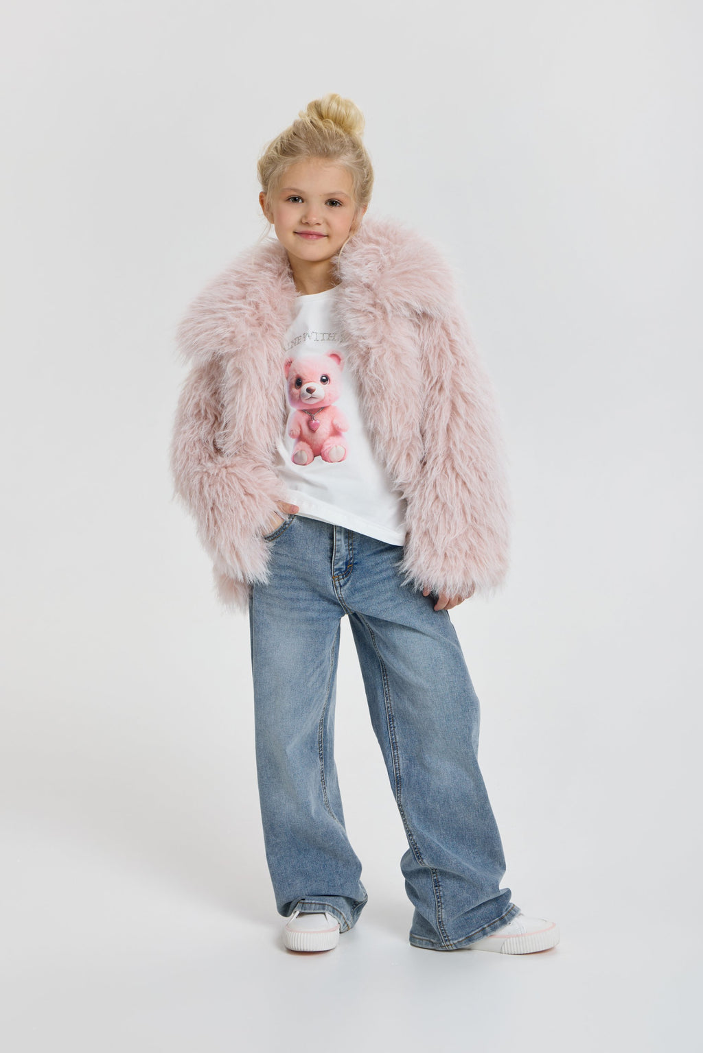 Pink Faux fur Jacket