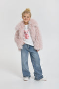 Pink Faux fur Jacket