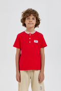 Smart Red Polo