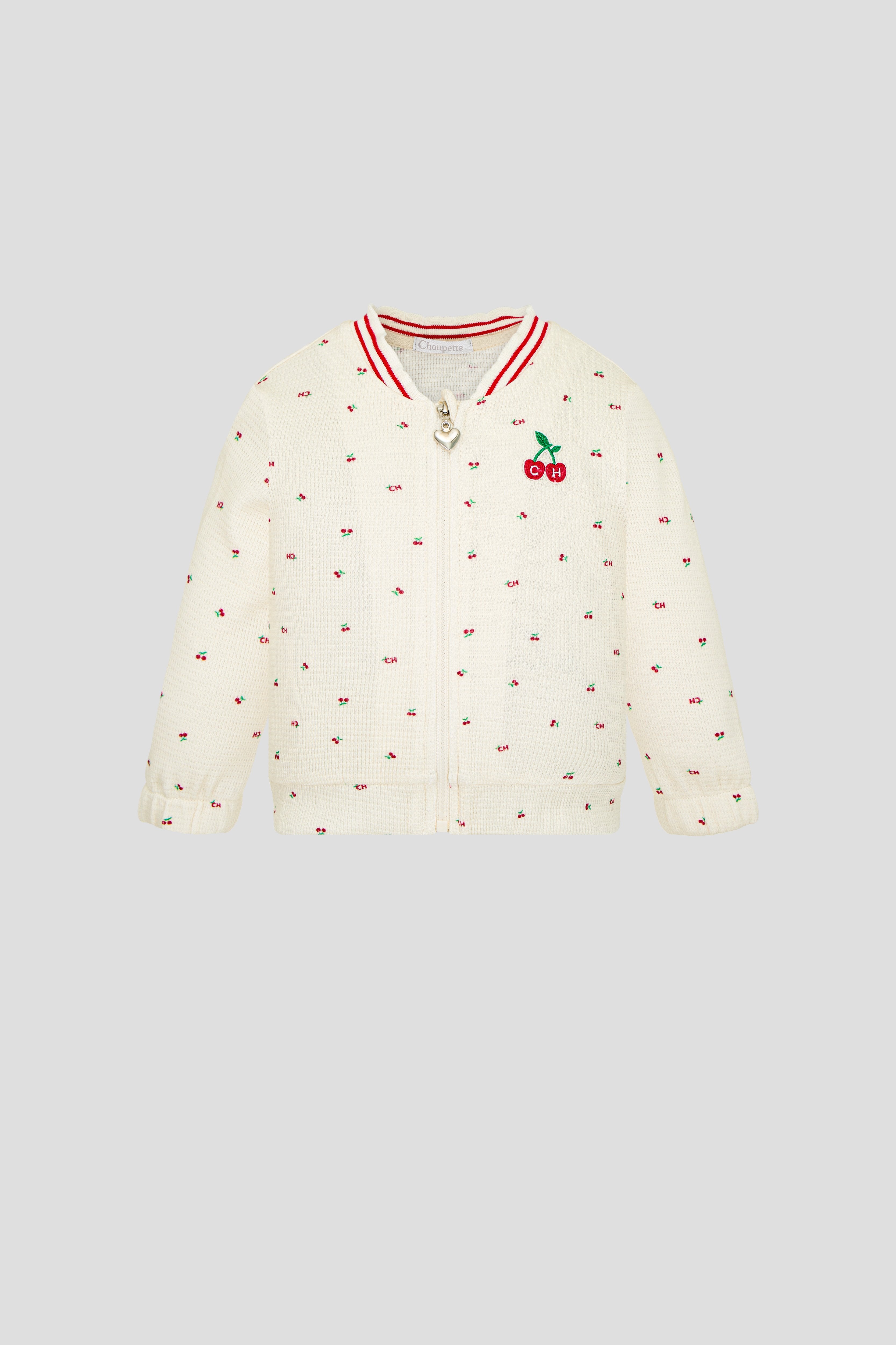 Beautiful Cherry Printed Set (bomber and pants)