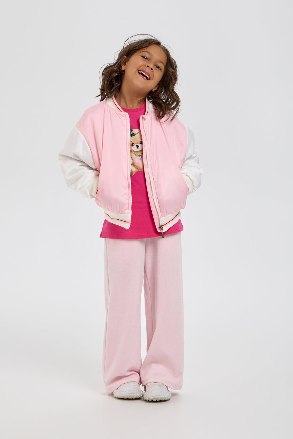 Stylish Pink Bomber Jacket