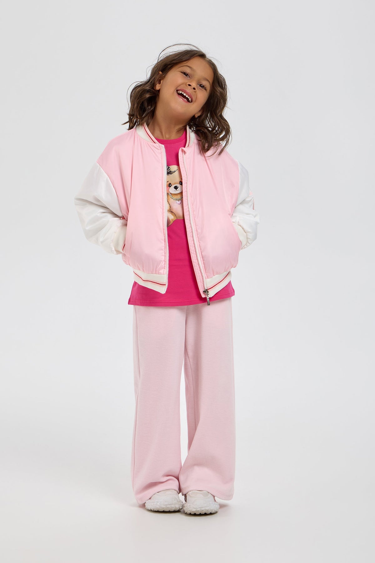 Stylish Pink Bomber Jacket