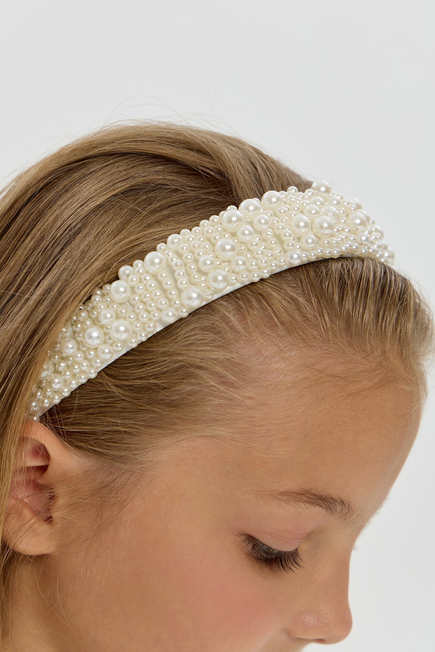 Pearls Decorated Headband